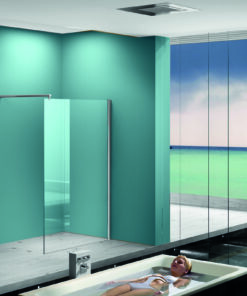 Eco Inloopdouche + muurprofiel NANO 1200x2000 8mm