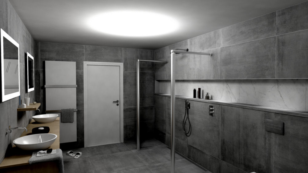 3D badkamer ontwerp