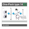 One-Pack inbouwthermostaatset nr 14 (30cm)