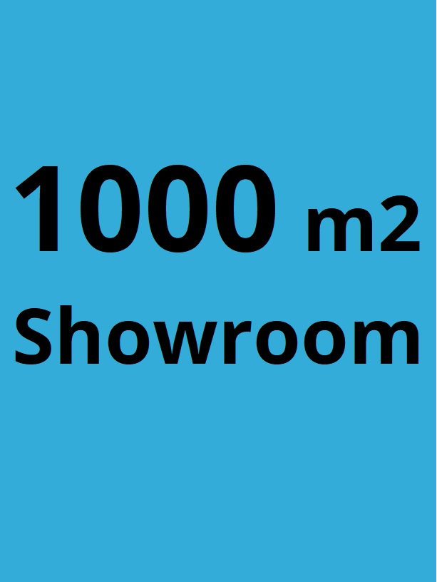 1000 m2 showroom