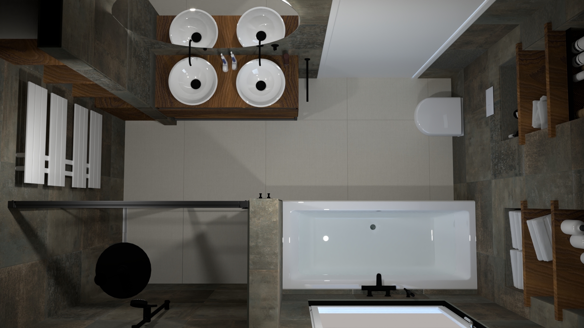 3D ontwerp badkamer