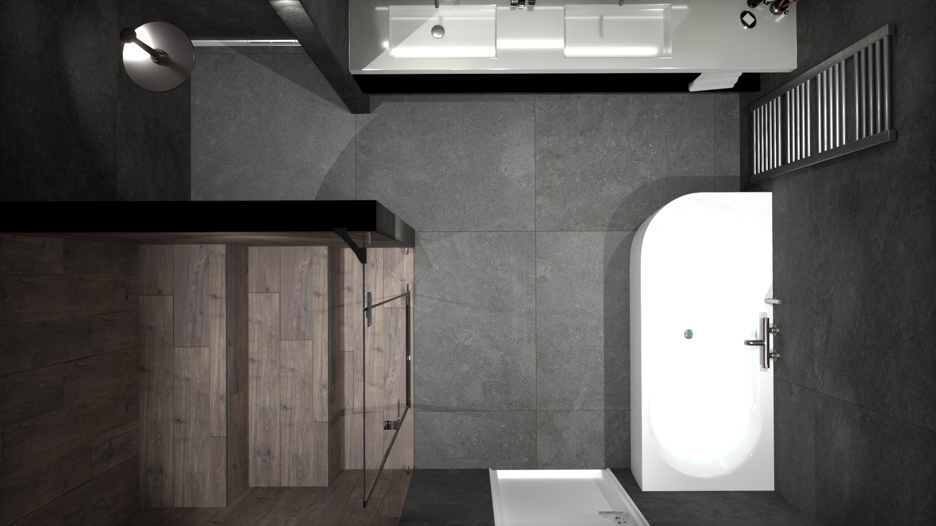 3D ontwerp badkamerhuis